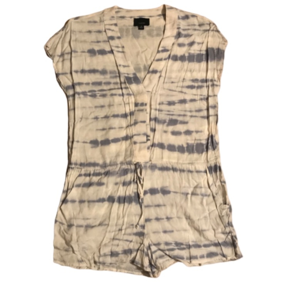 ANTHROPOLOGIE LUMIERE TIE DYE ROMPER